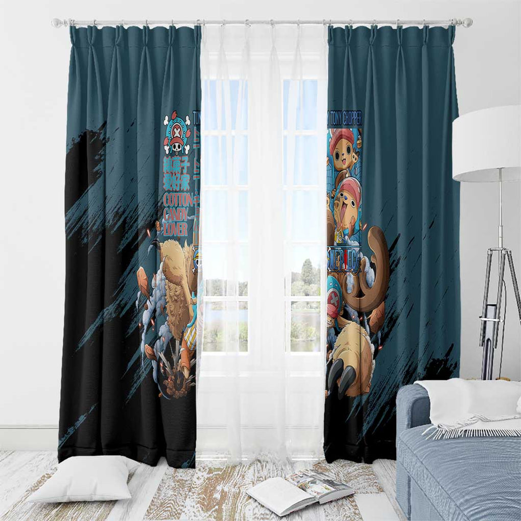 Tony Tony Chopper V3 One Piece Window Curtain Anime Style