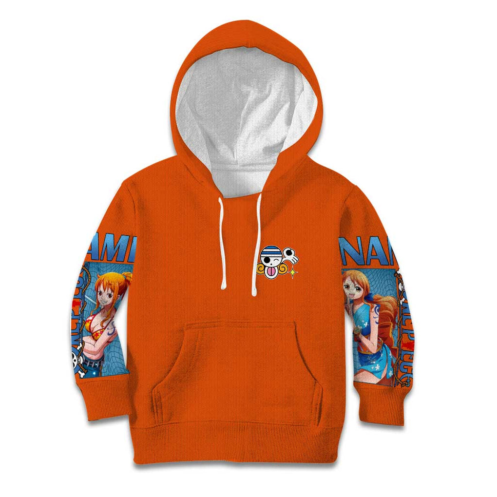 Nami V2 One Piece Kid Hoodie Anime Style