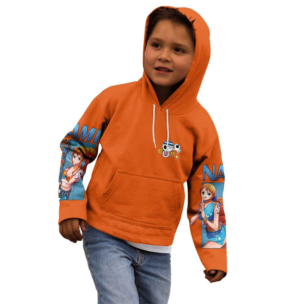 Nami V2 One Piece Kid Hoodie Anime Style