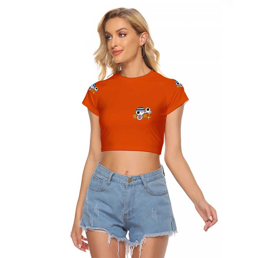 Nami V2 One Piece Raglan Cropped T Shirt Anime Style
