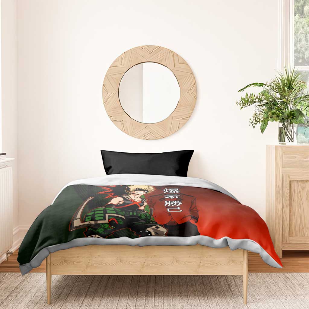 Katsuki Bakugo Dynamight Bedding Set Japanese Comic Book Style