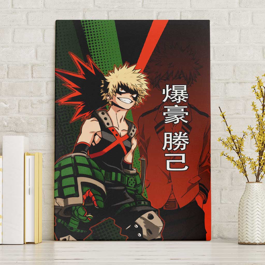 Katsuki Bakugo Dynamight Canvas Wall Art Japanese Comic Book Style