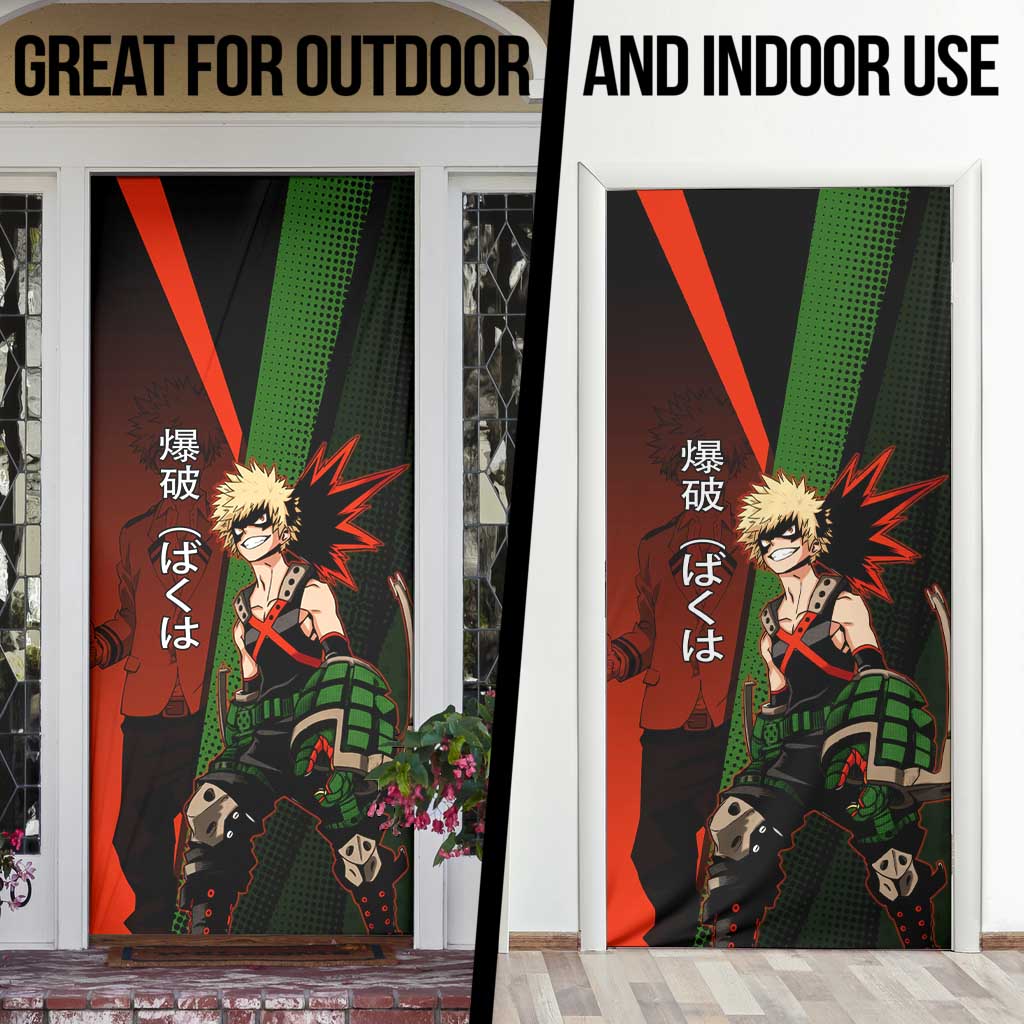 Katsuki Bakugo Dynamight Door Cover Japanese Comic Book Style