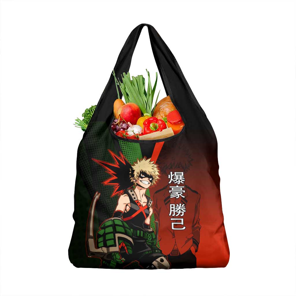 Katsuki Bakugo Dynamight Grocery Bag Japanese Comic Book Style