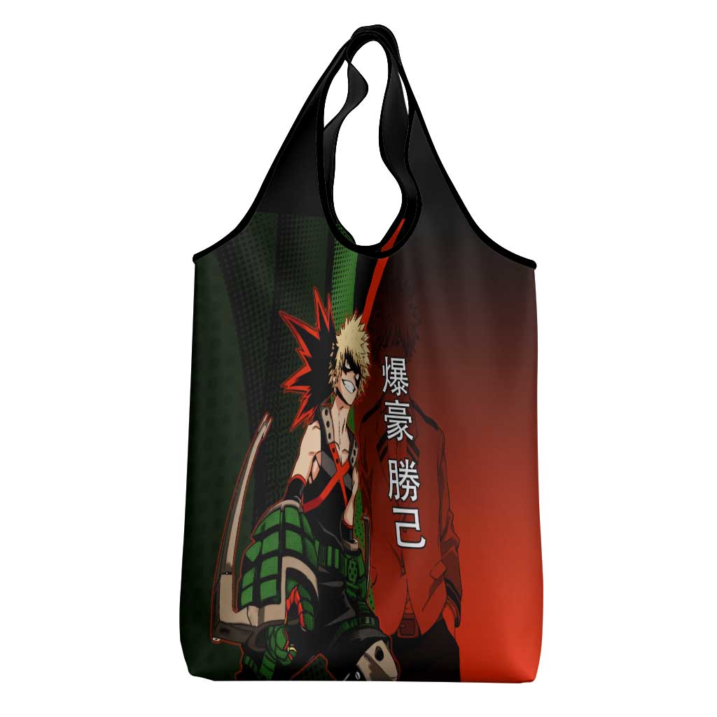 Katsuki Bakugo Dynamight Grocery Bag Japanese Comic Book Style