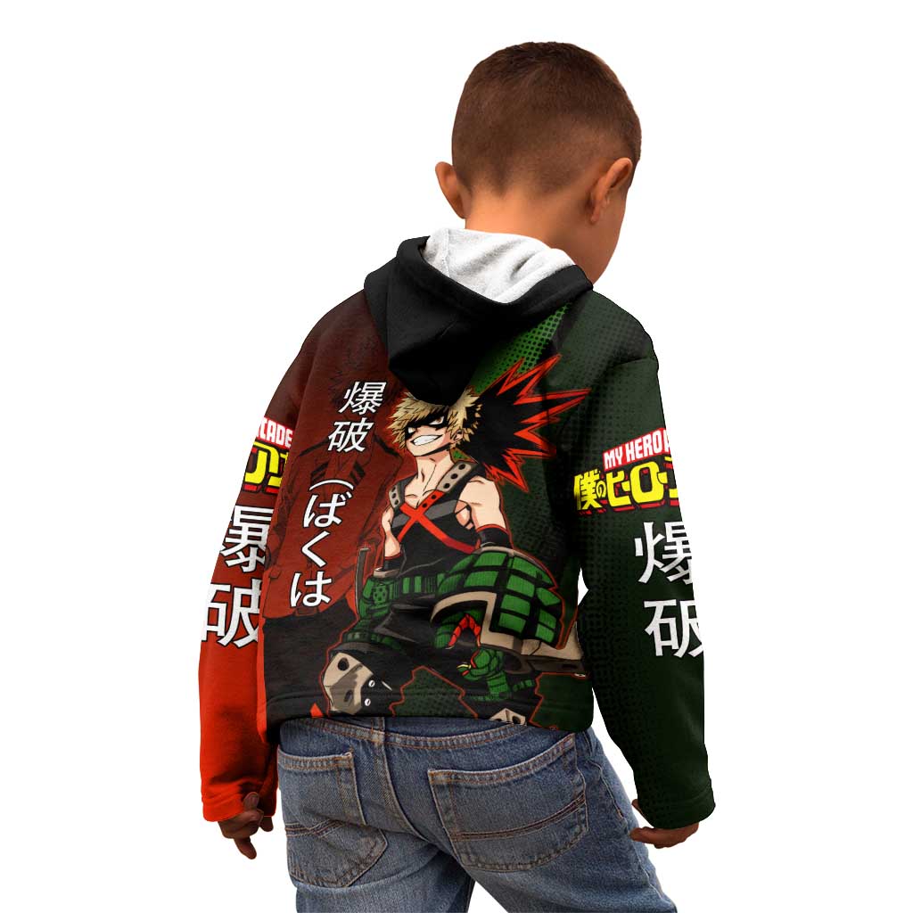 Katsuki Bakugo Dynamight Kid Hoodie Japanese Comic Book Style