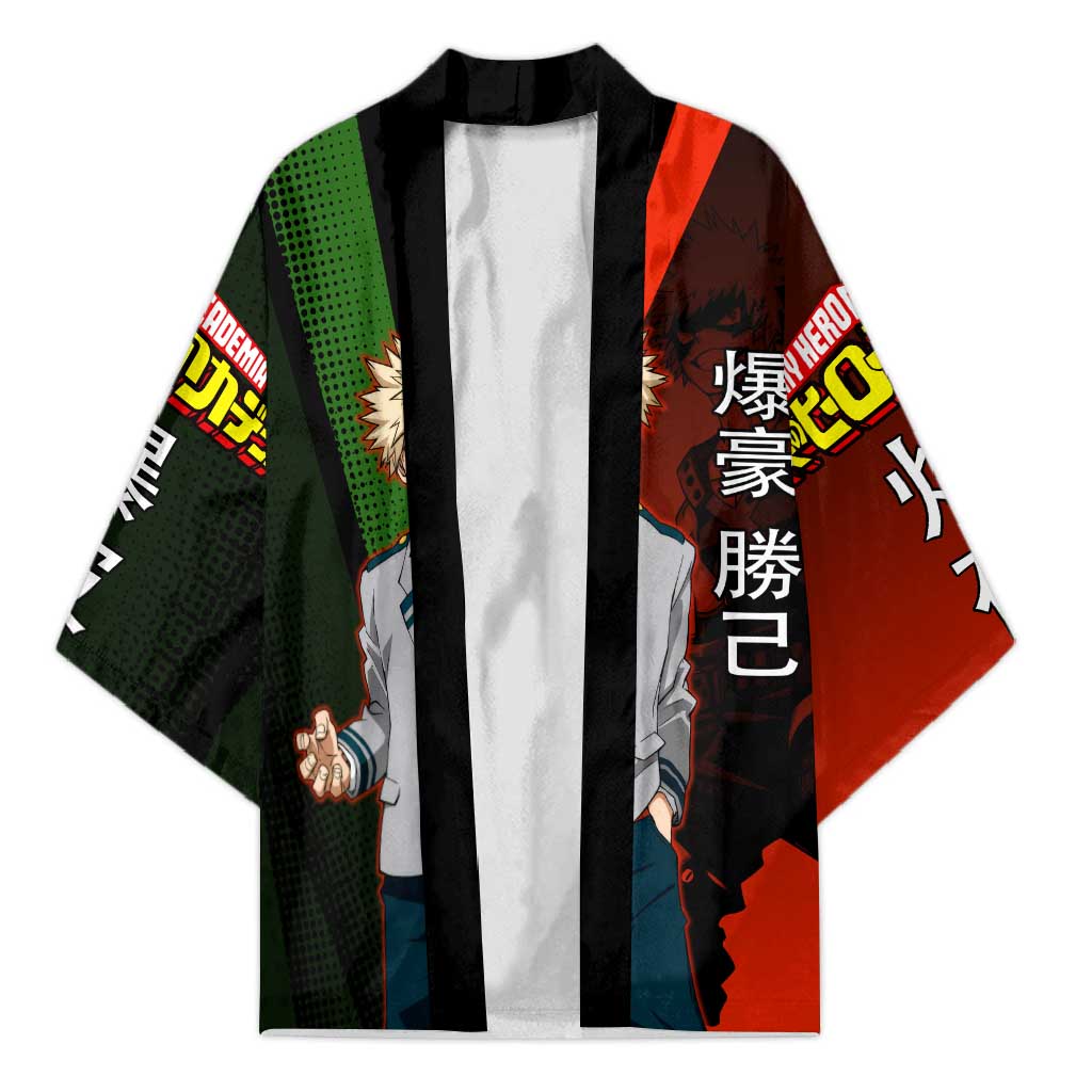 Katsuki Bakugo Dynamight Kimono Japanese Comic Book Style