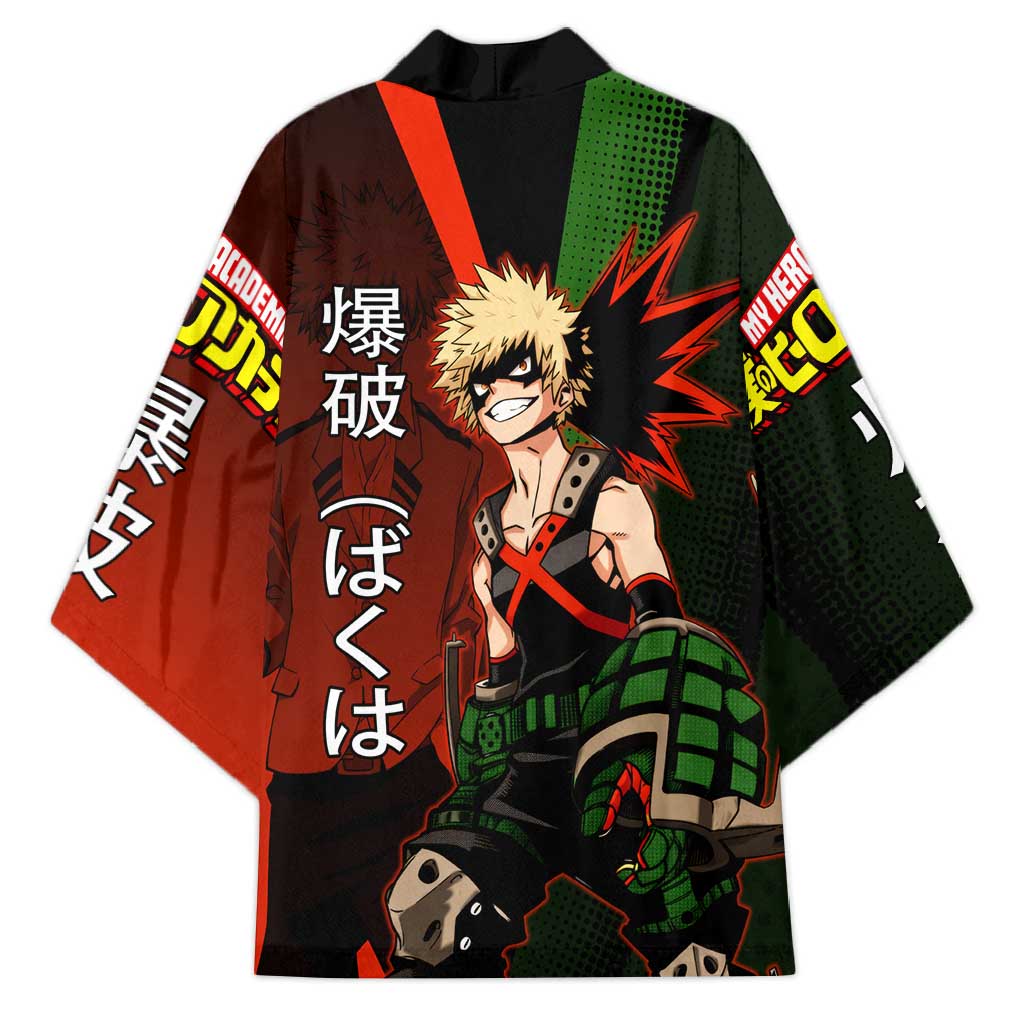 Katsuki Bakugo Dynamight Kimono Japanese Comic Book Style
