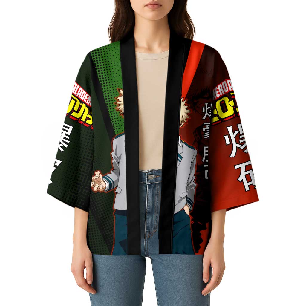 Katsuki Bakugo Dynamight Kimono Japanese Comic Book Style