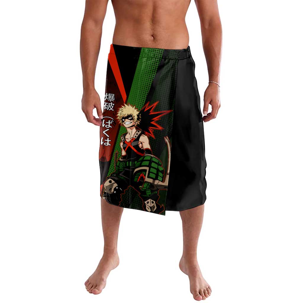 Katsuki Bakugo Dynamight Lavalava Japanese Comic Book Style