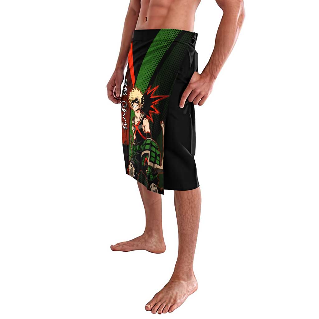 Katsuki Bakugo Dynamight Lavalava Japanese Comic Book Style
