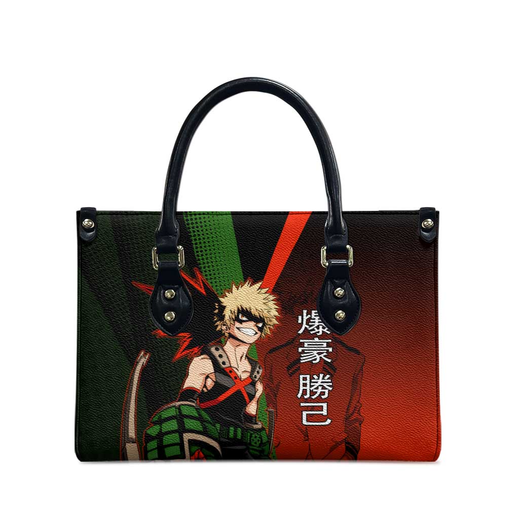 Katsuki Bakugo Dynamight Leather Bag Japanese Comic Book Style