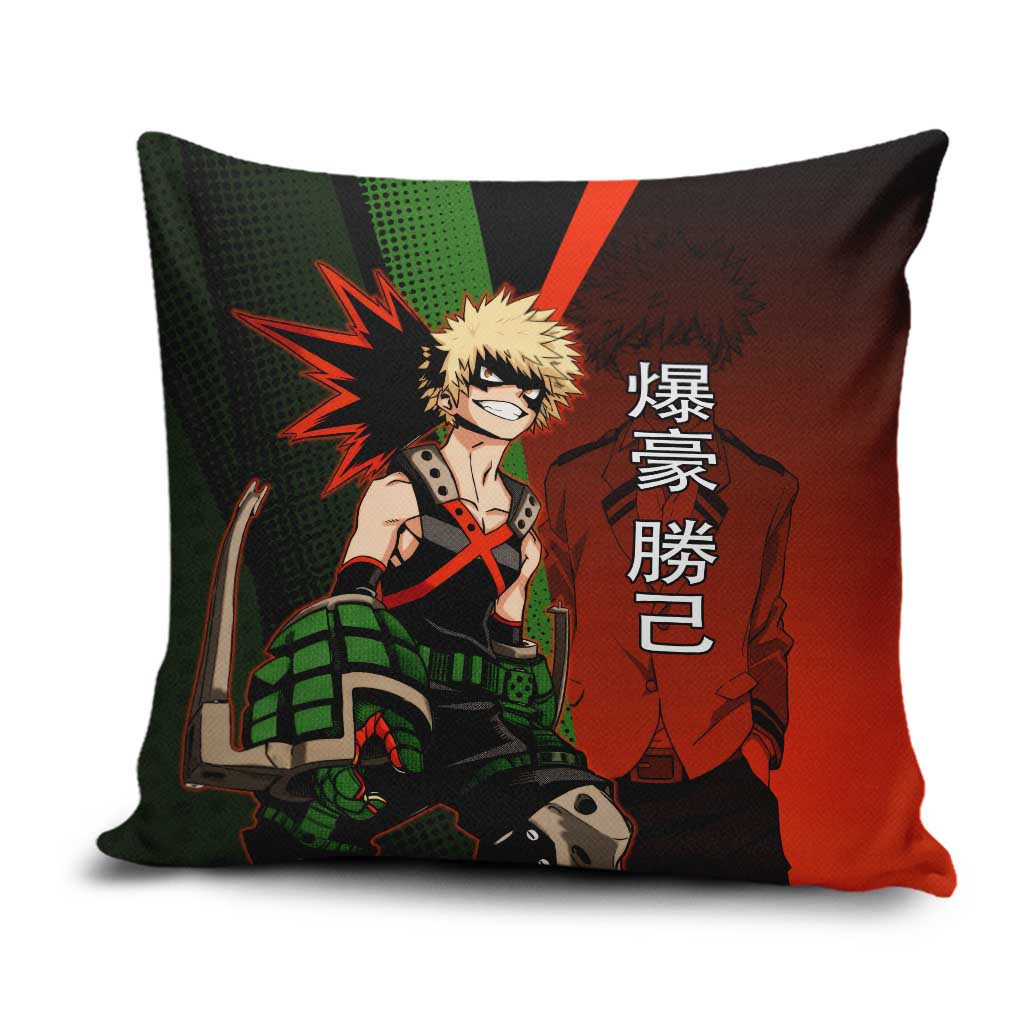 Katsuki Bakugo Dynamight Pillow Cover Japanese Comic Book Style