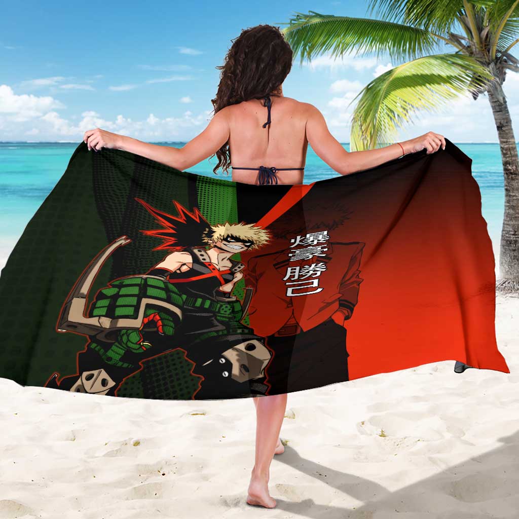 Katsuki Bakugo Dynamight Sarong Japanese Comic Book Style