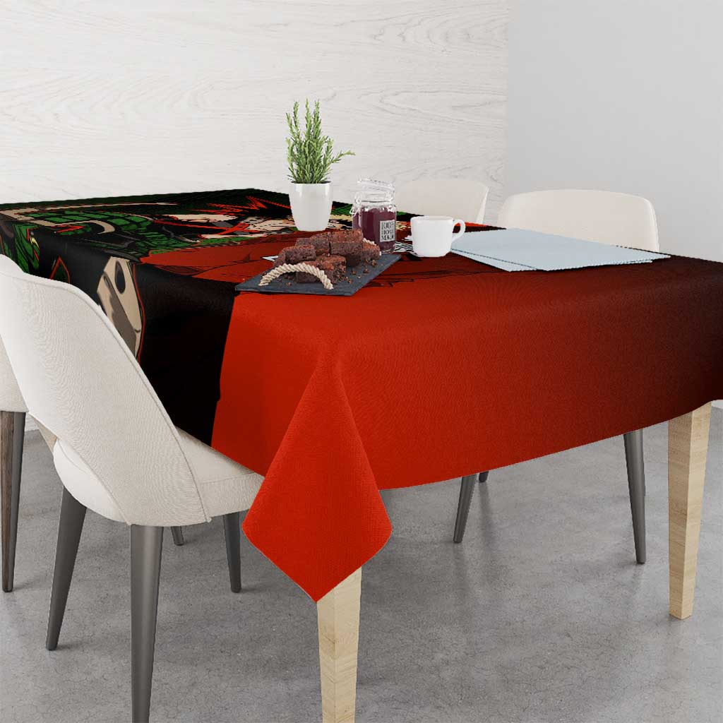 Katsuki Bakugo Dynamight Tablecloth Japanese Comic Book Style
