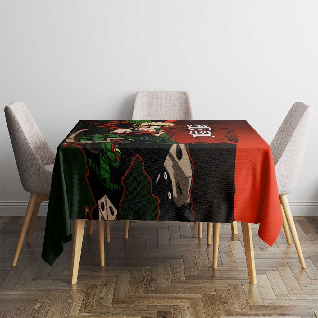 Katsuki Bakugo Dynamight Tablecloth Japanese Comic Book Style