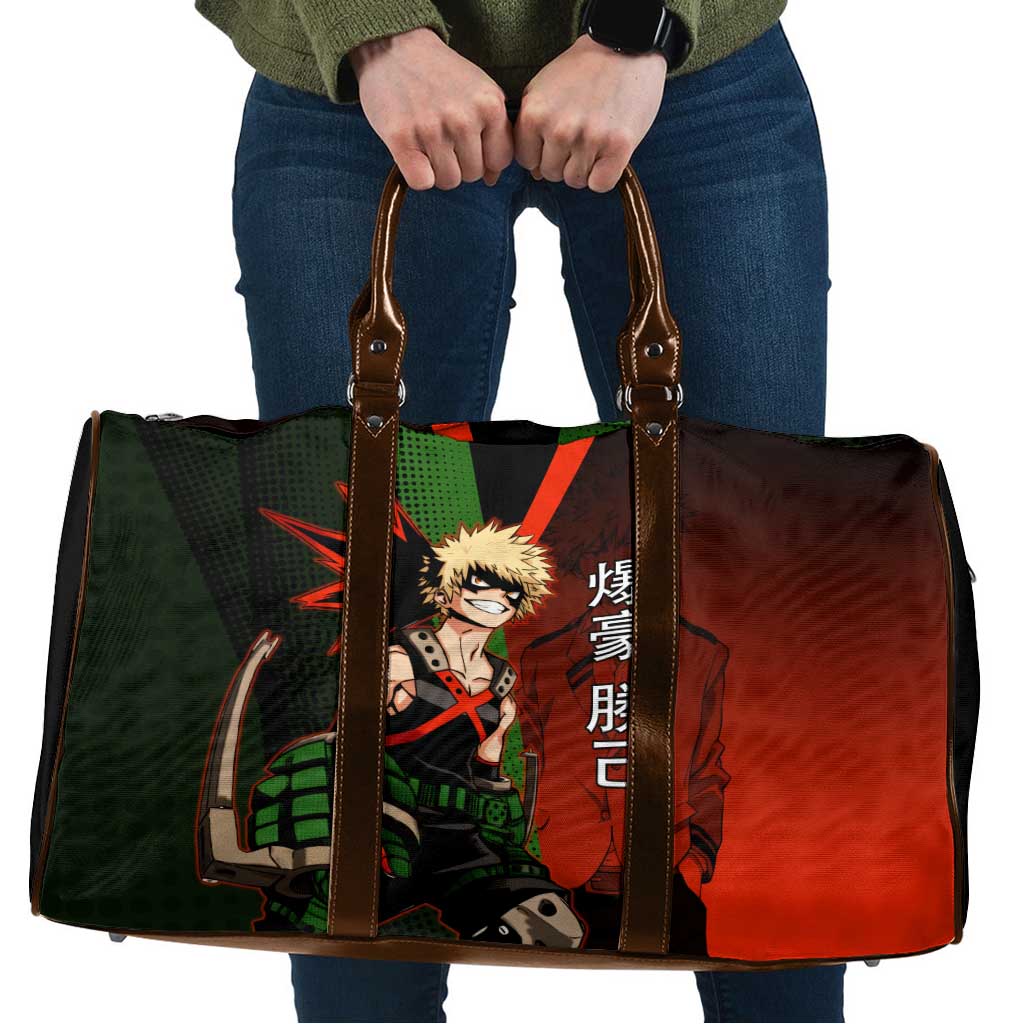 Katsuki Bakugo Dynamight Travel Bag Japanese Comic Book Style