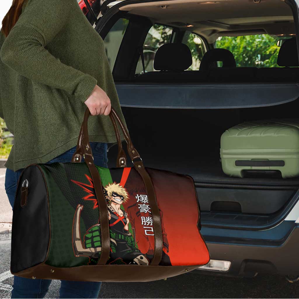 Katsuki Bakugo Dynamight Travel Bag Japanese Comic Book Style