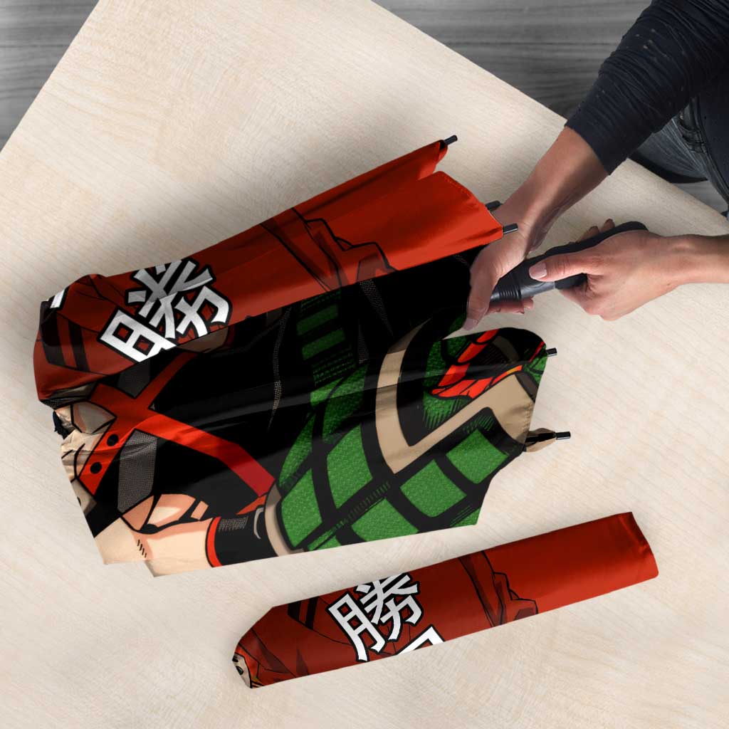 Katsuki Bakugo Dynamight Umbrella Japanese Comic Book Style