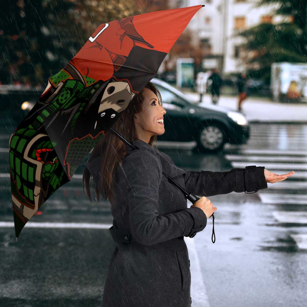 Katsuki Bakugo Dynamight Umbrella Japanese Comic Book Style