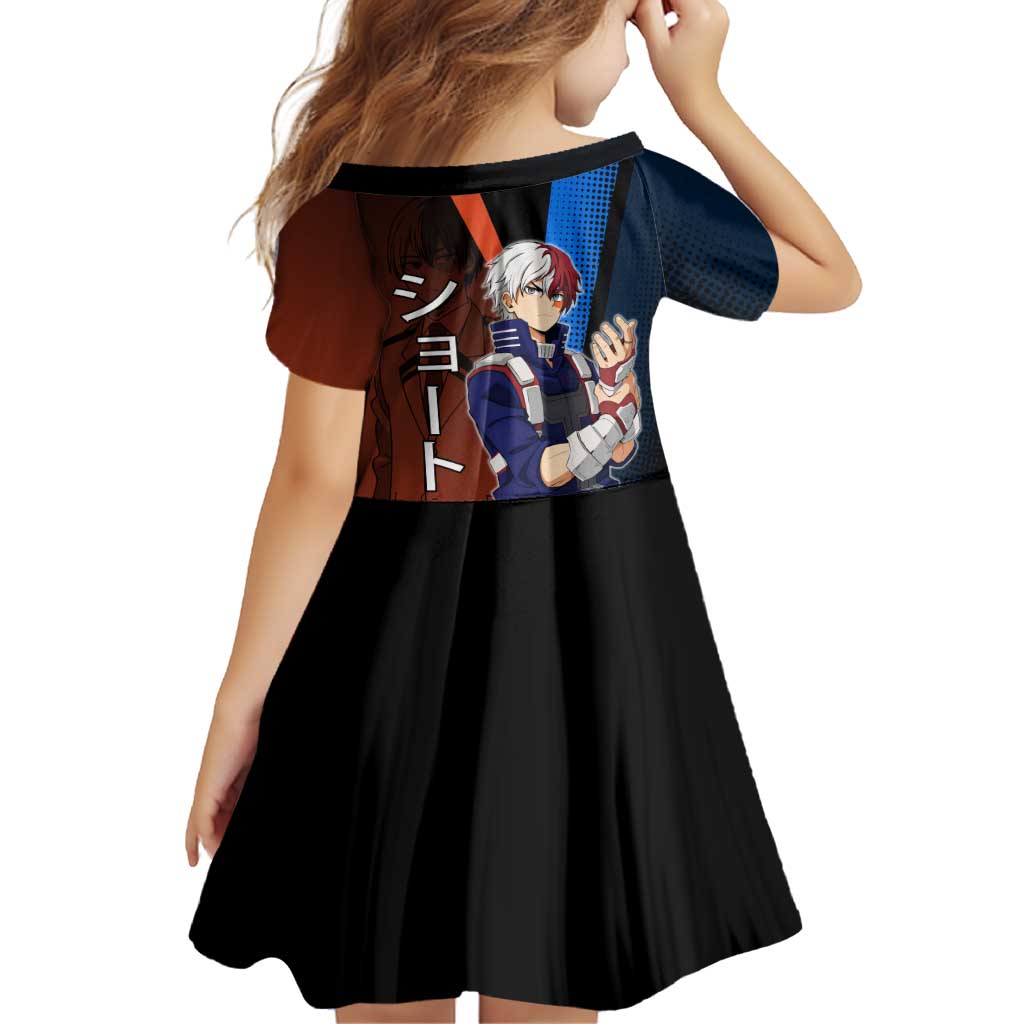 Shoto Todoroki Half-Cold Half-Hot Family Matching Mermaid Dress and Hawaiian Shirt Japanese Comic Book Style