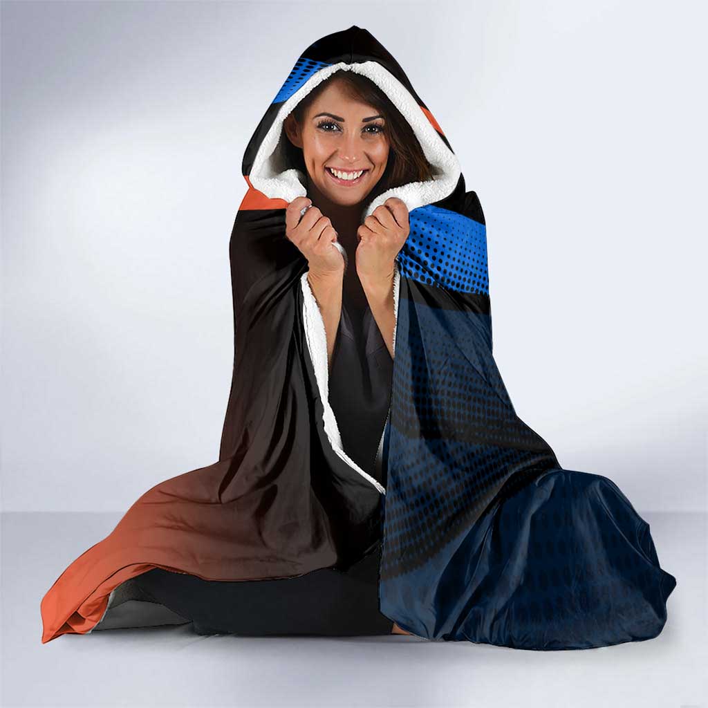 Shoto Todoroki Half-Cold Half-Hot Hooded Blanket Japanese Comic Book Style