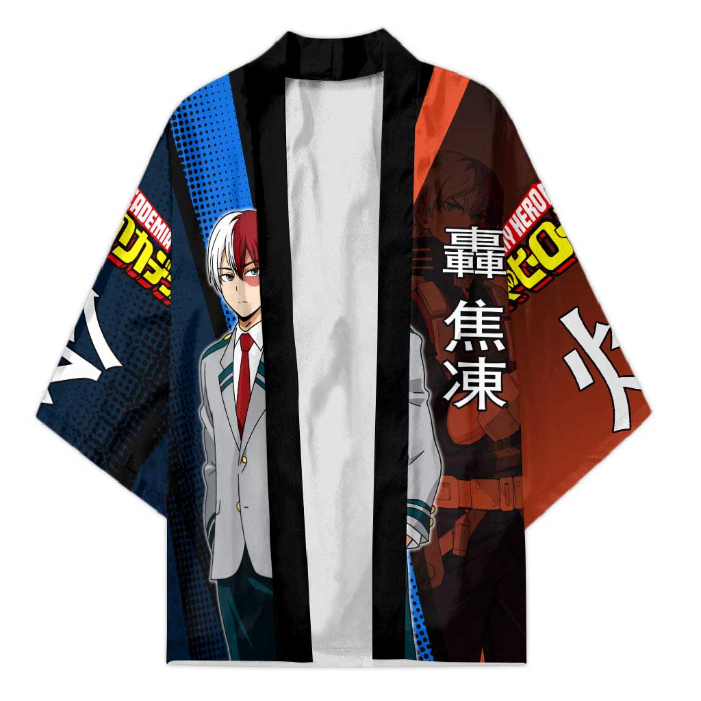 Shoto Todoroki Half-Cold Half-Hot Kimono Japanese Comic Book Style