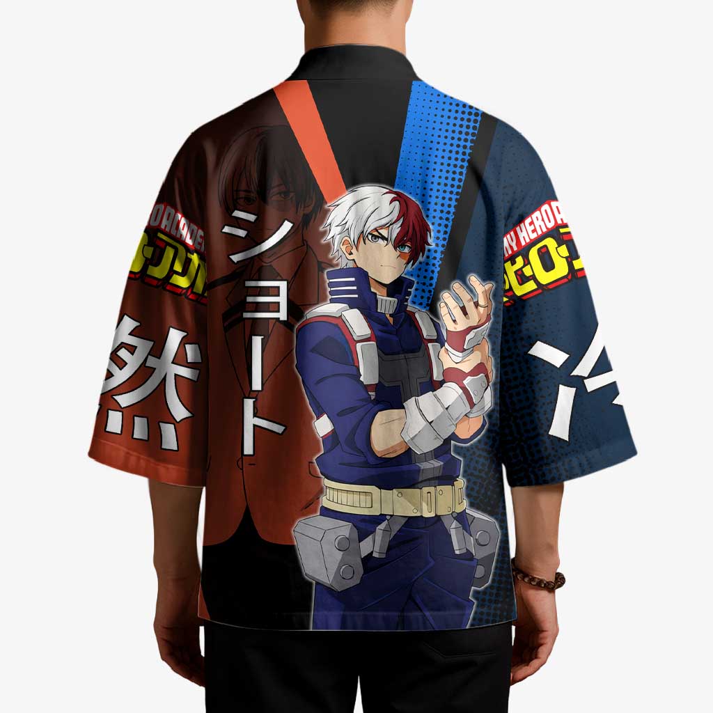 Shoto Todoroki Half-Cold Half-Hot Kimono Japanese Comic Book Style
