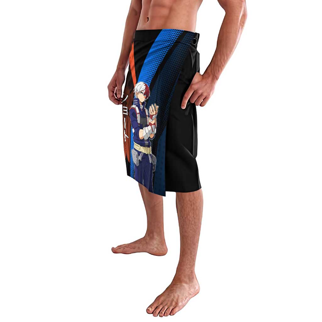 Shoto Todoroki Half-Cold Half-Hot Lavalava Japanese Comic Book Style