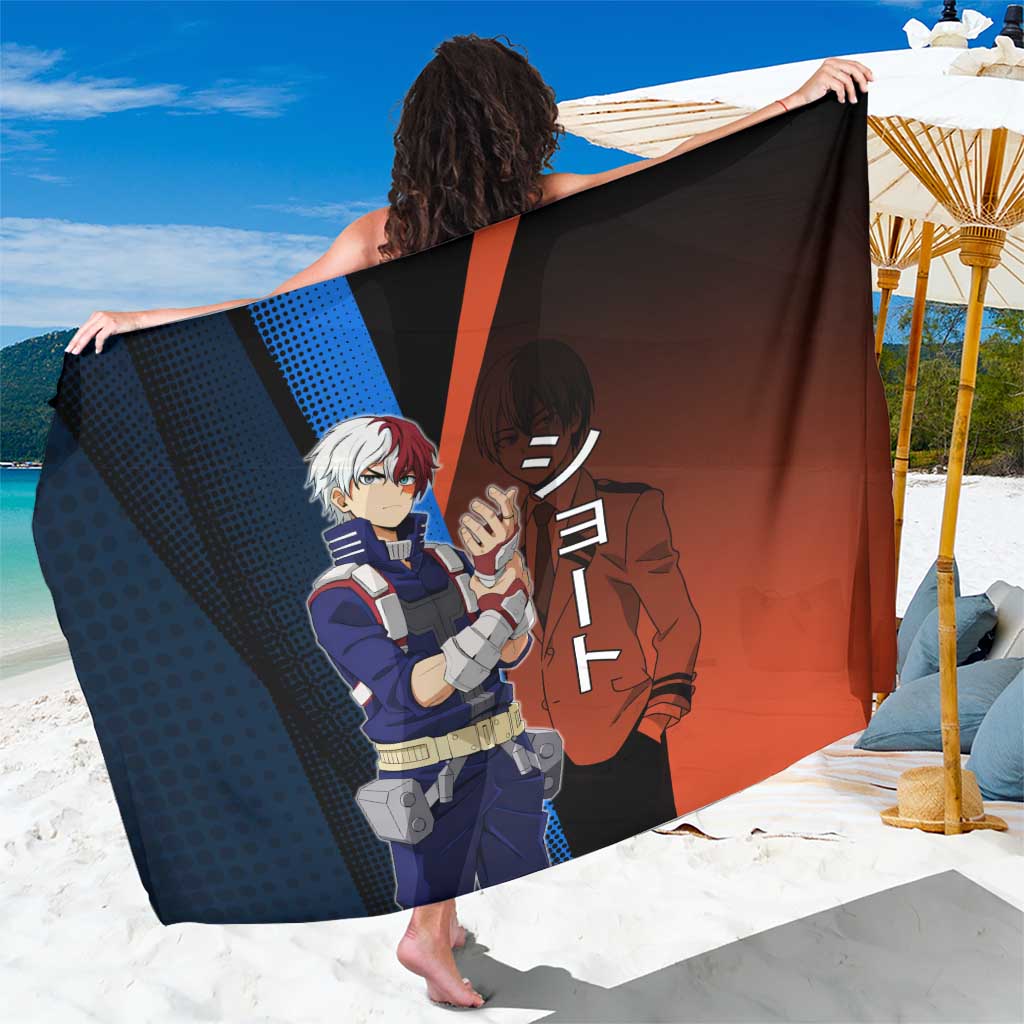 Shoto Todoroki Half-Cold Half-Hot Sarong Japanese Comic Book Style