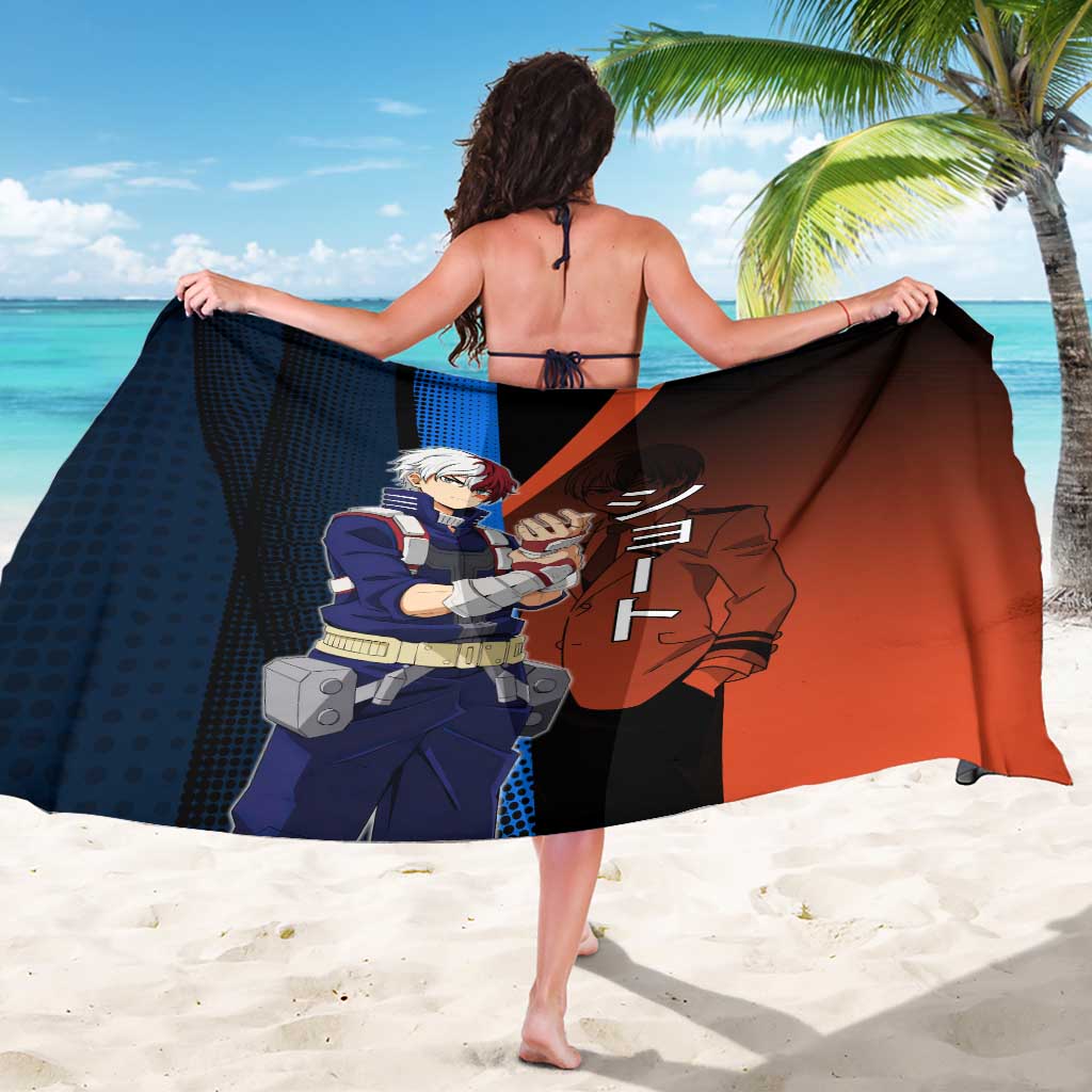Shoto Todoroki Half-Cold Half-Hot Sarong Japanese Comic Book Style