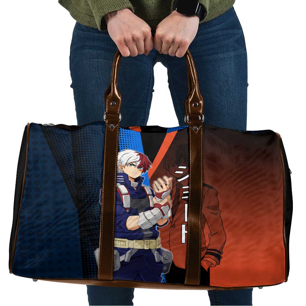 Shoto Todoroki Half-Cold Half-Hot Travel Bag Japanese Comic Book Style
