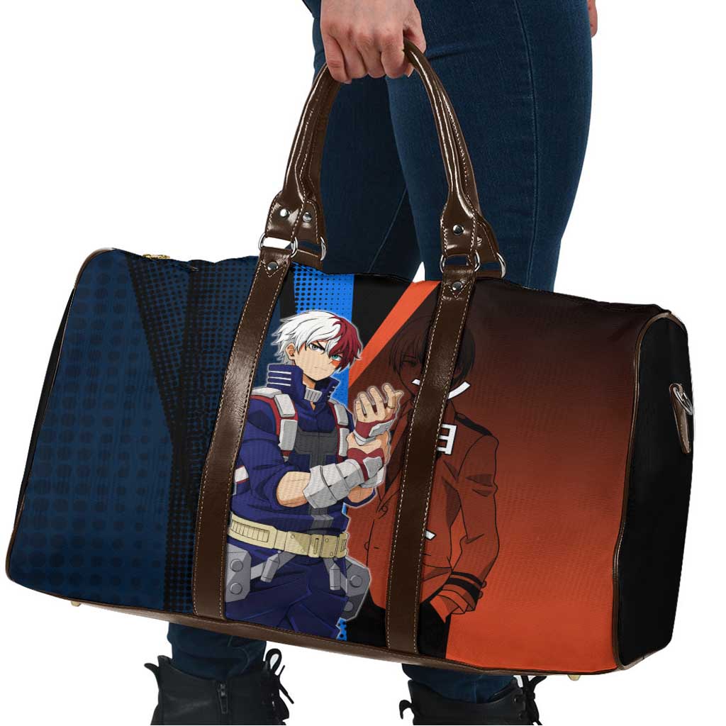 Shoto Todoroki Half-Cold Half-Hot Travel Bag Japanese Comic Book Style
