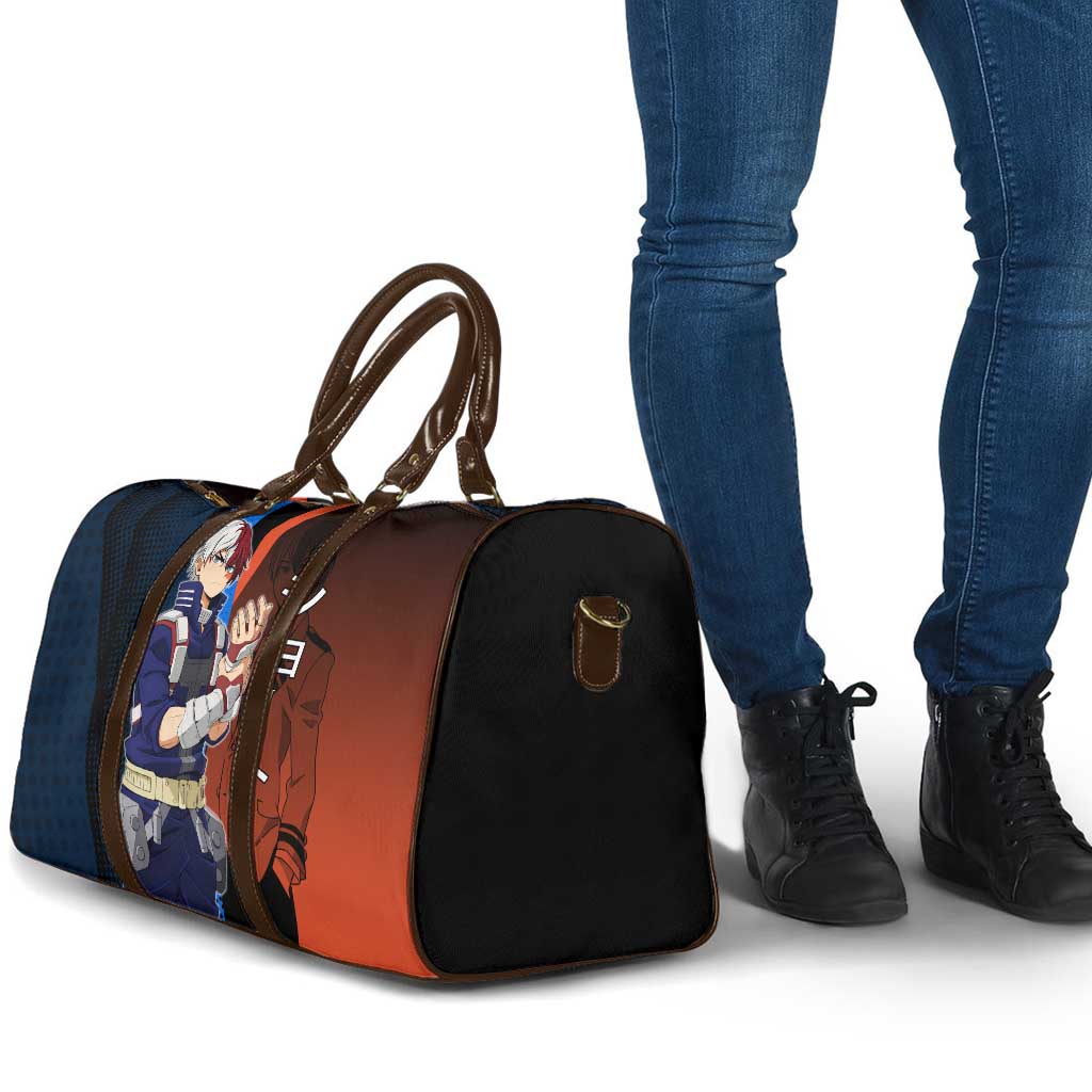 Shoto Todoroki Half-Cold Half-Hot Travel Bag Japanese Comic Book Style