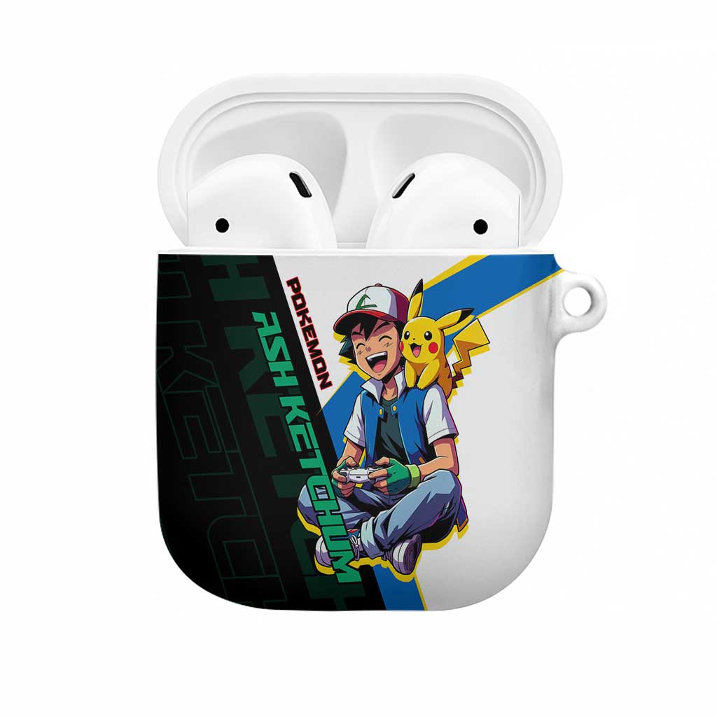 Ash & Pikachu Poké AirPods Case Vibrant Anime Character Style