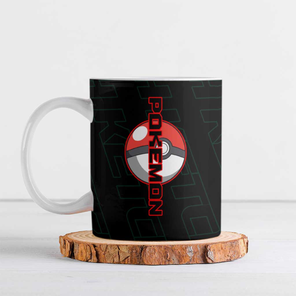 Ash & Pikachu Poké Ceramic Mug Vibrant Anime Character Style