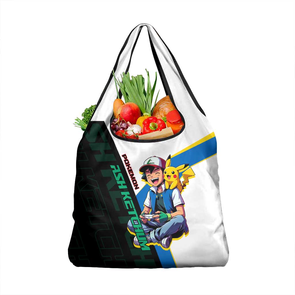 Ash & Pikachu Poké Grocery Bag Vibrant Anime Character Style