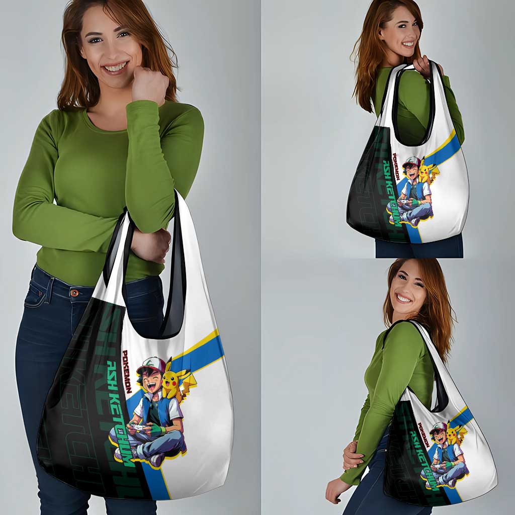 Ash & Pikachu Poké Grocery Bag Vibrant Anime Character Style