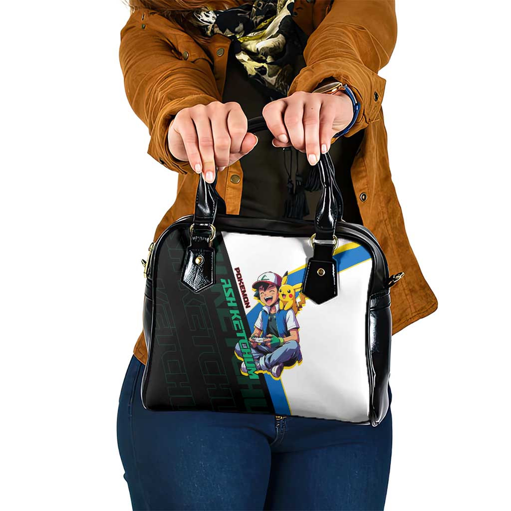 Ash & Pikachu Poké Shoulder Handbag Vibrant Anime Character Style