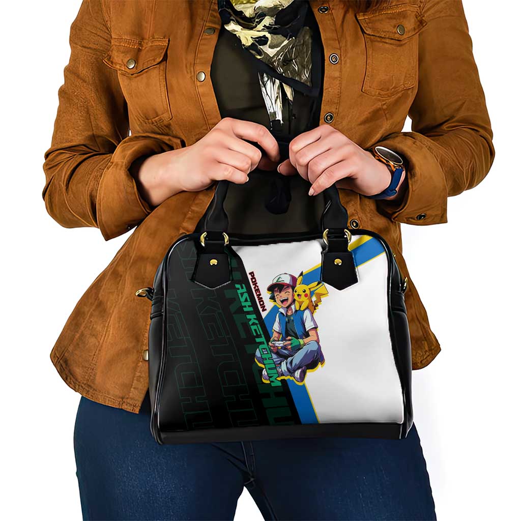 Ash & Pikachu Poké Shoulder Handbag Vibrant Anime Character Style