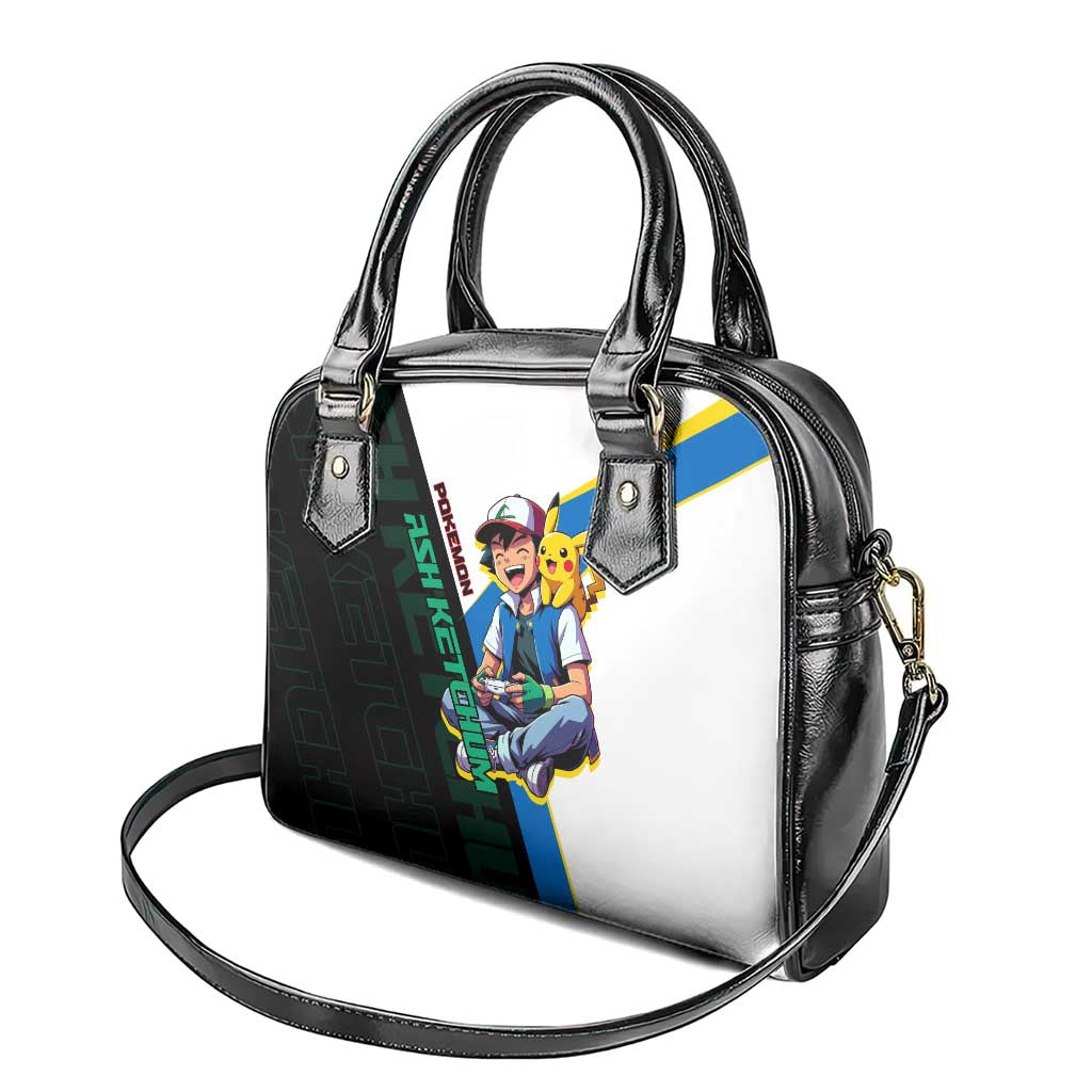 Ash & Pikachu Poké Shoulder Handbag Vibrant Anime Character Style
