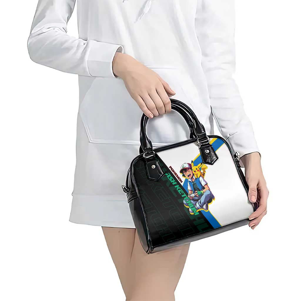 Ash & Pikachu Poké Shoulder Handbag Vibrant Anime Character Style