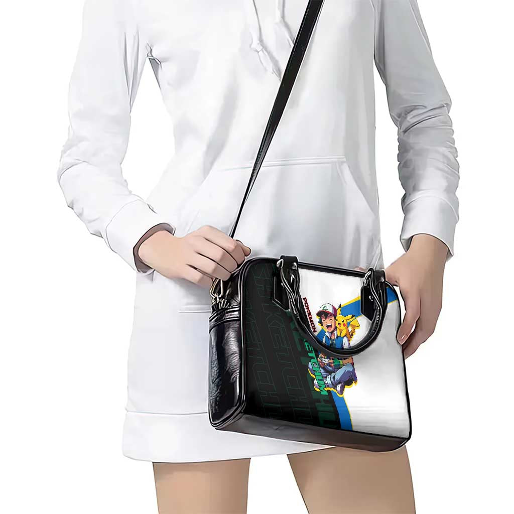 Ash & Pikachu Poké Shoulder Handbag Vibrant Anime Character Style