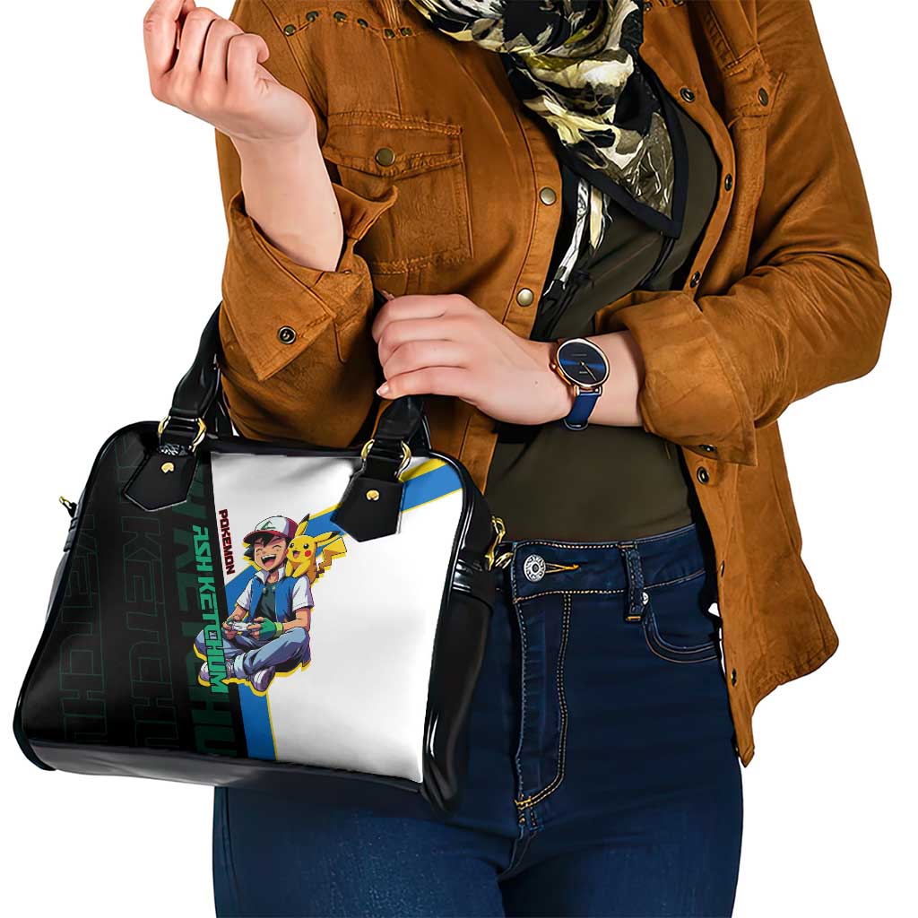 Ash & Pikachu Poké Shoulder Handbag Vibrant Anime Character Style