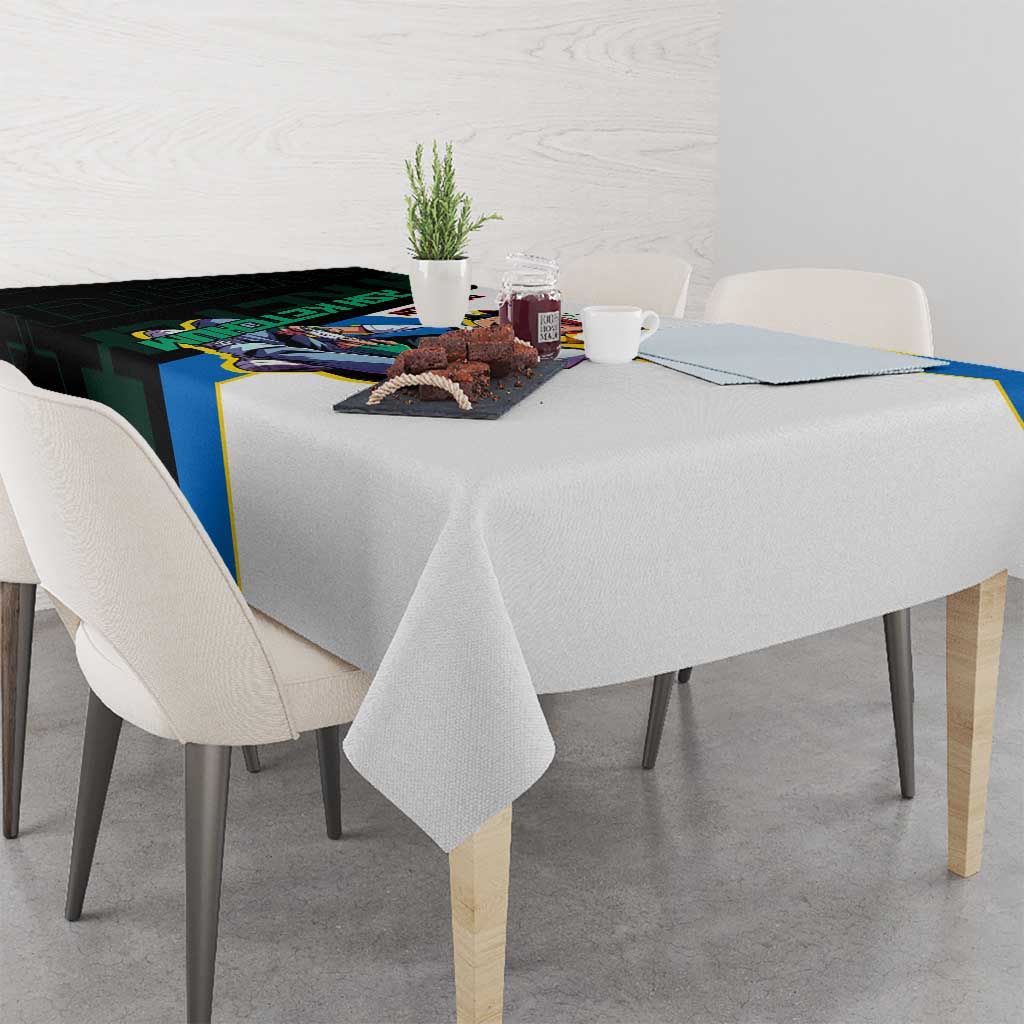 Ash & Pikachu Poké Tablecloth Vibrant Anime Character Style