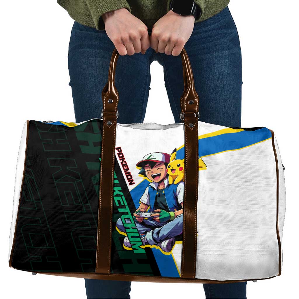 Ash & Pikachu Poké Travel Bag Vibrant Anime Character Style