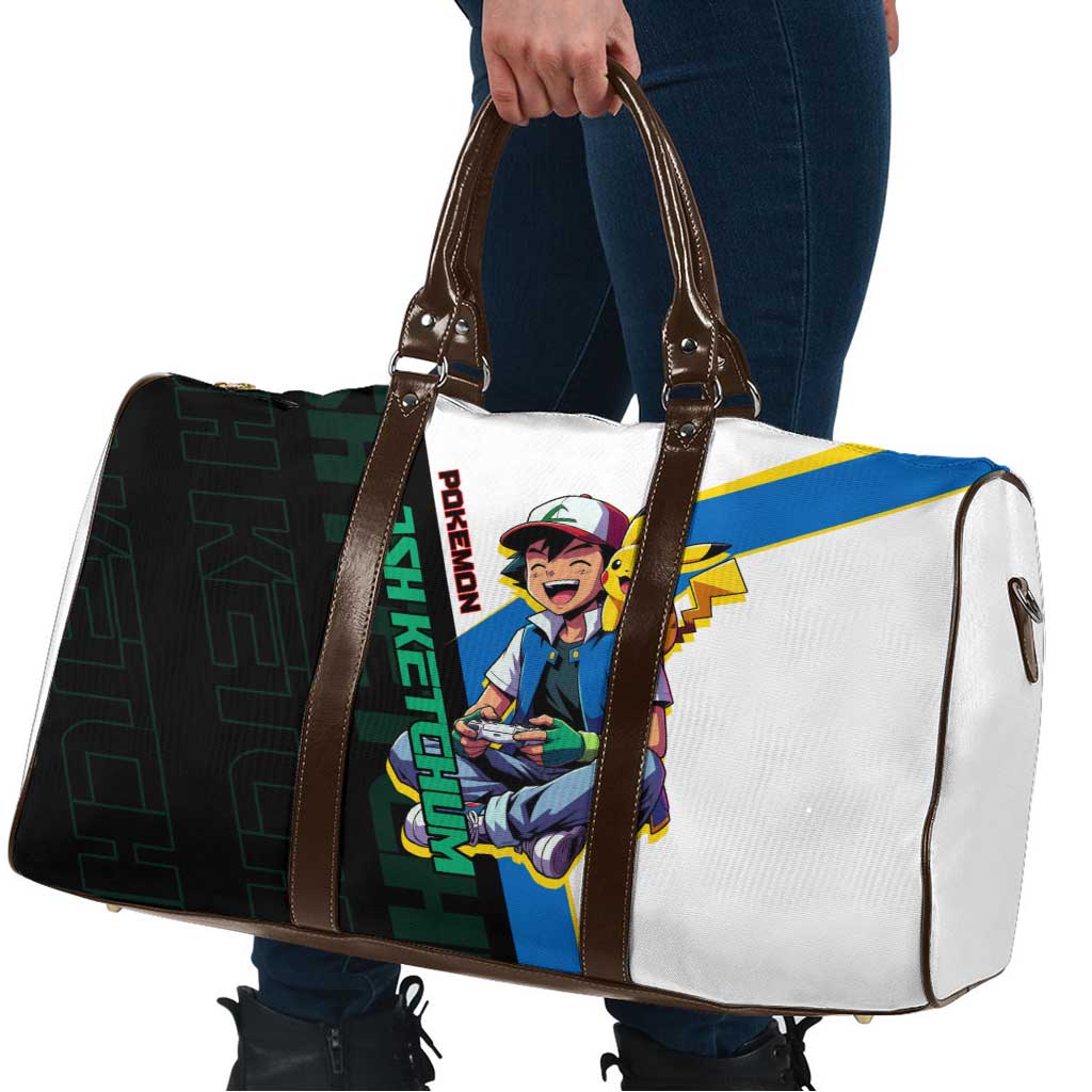 Ash & Pikachu Poké Travel Bag Vibrant Anime Character Style