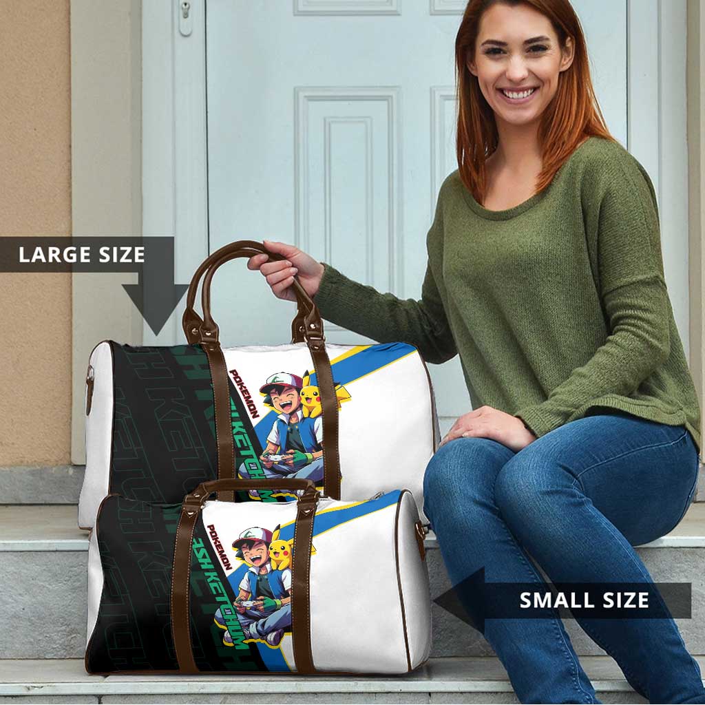 Ash & Pikachu Poké Travel Bag Vibrant Anime Character Style