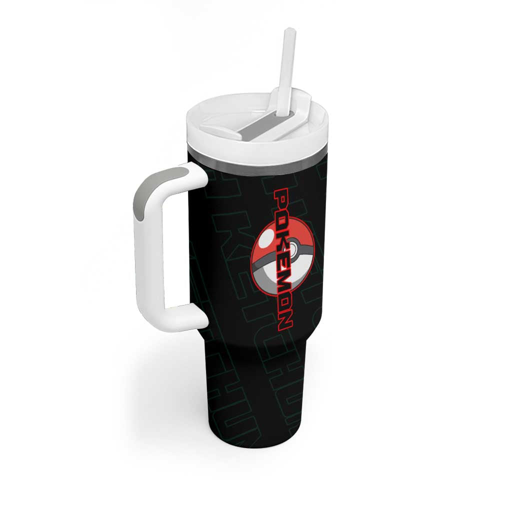 Ash & Pikachu Poké Tumbler With Handle Vibrant Anime Character Style