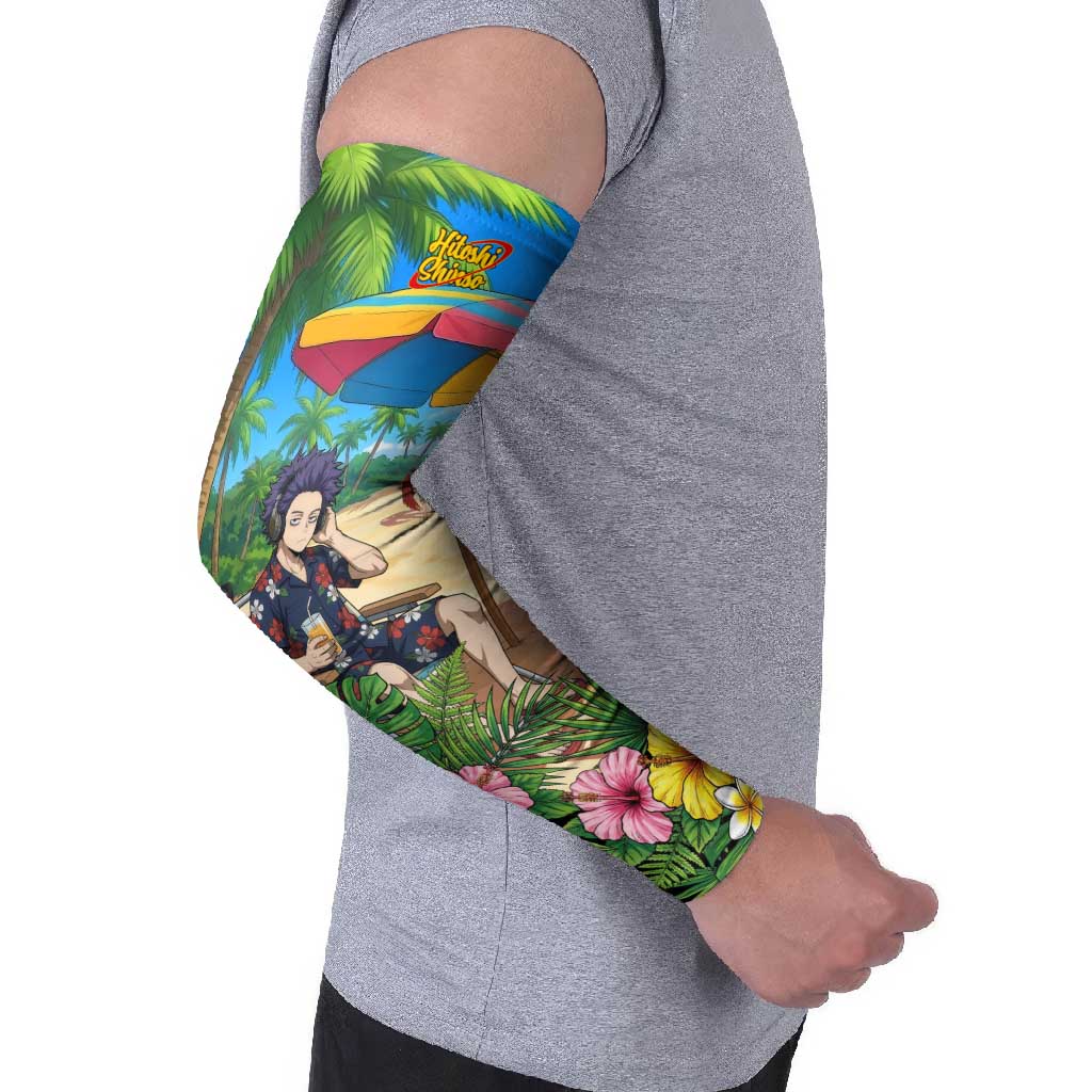 Hitoshi Shinso Summer Chill Arm Sleeves Tropical Anime Lounge Scene